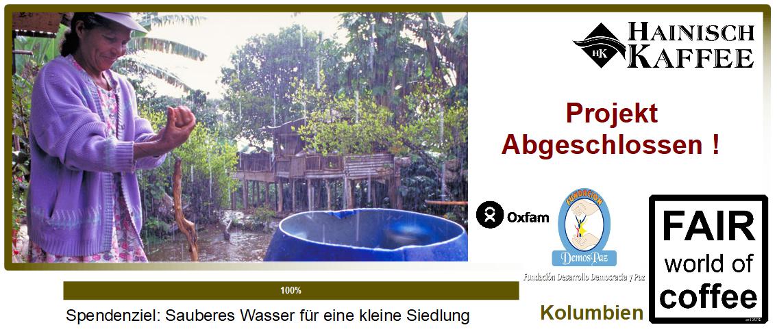 Projektbild Regenwasser für Awa-Familien