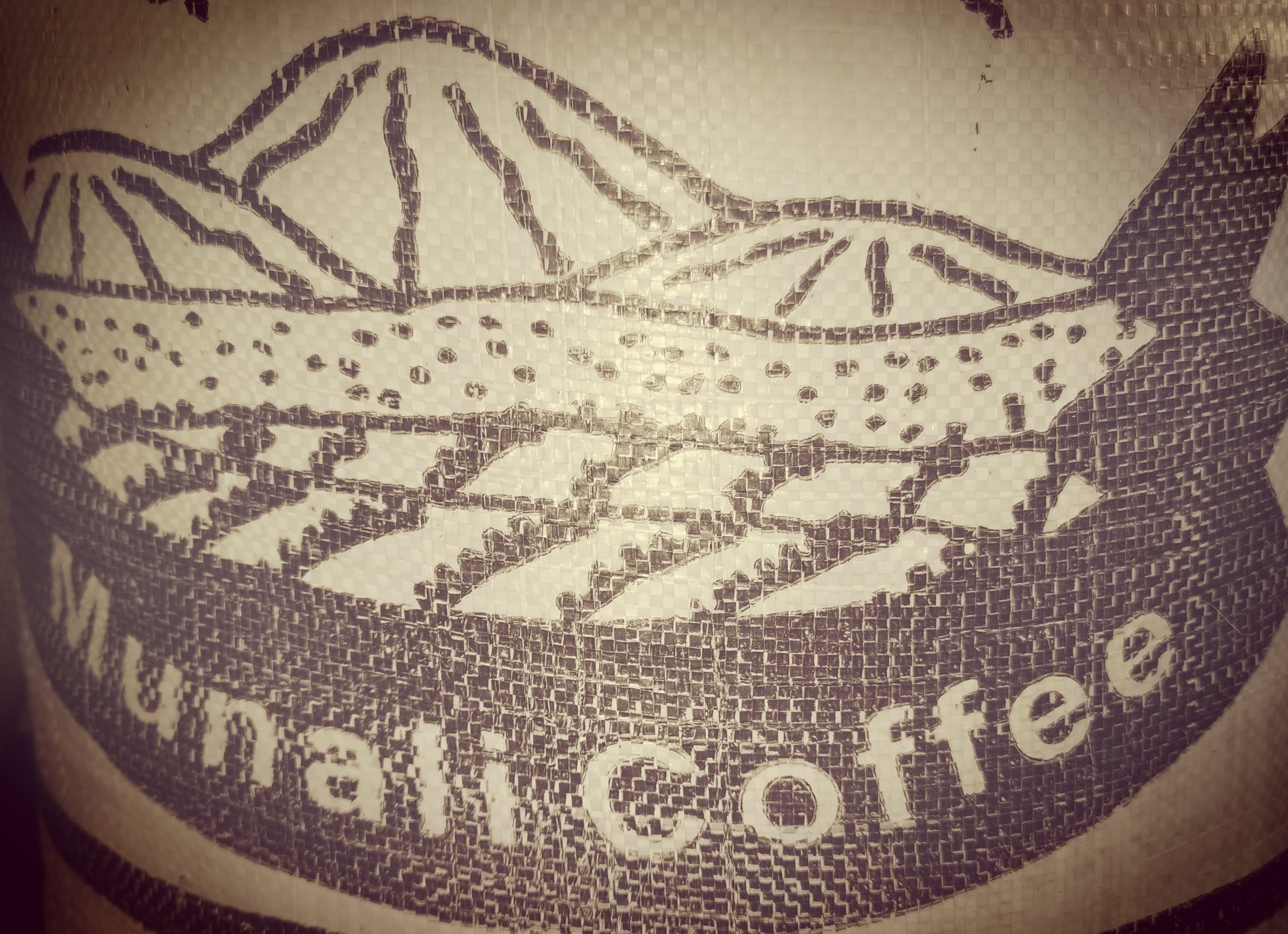 Munali coffee Logo auf Kaffeesack