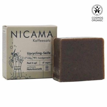 NICAMA - Upcyclingseife mit Kaffesatz