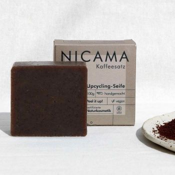 NICAMA - Upcyclingseife mit Kaffesatz