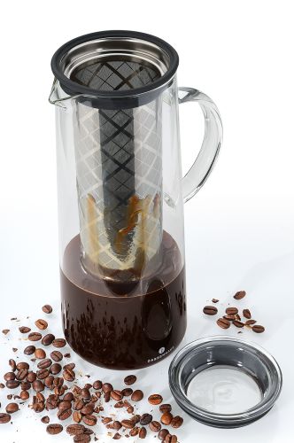 Bild von der Aroma Brew mit Kaffeebohnen
