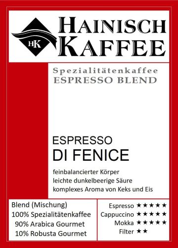 Etikett Espresso di Fenice