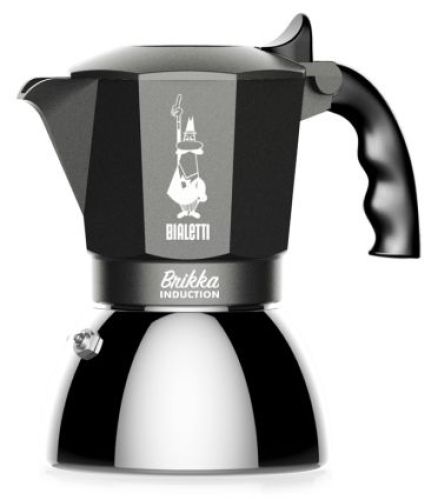 Bialetti Brikka mit Cremaventil (4 Tassen) für Induktionskochplatten