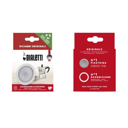 Ersatzset für Bialetti La Mokina (1/2 Tassen)