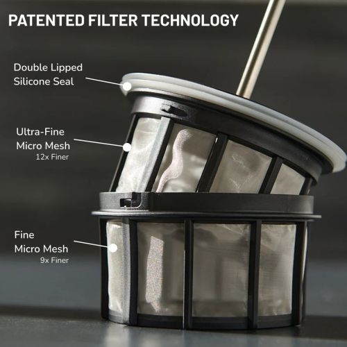 Filtersystem der Espro P3 French Press