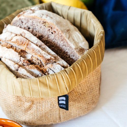 Brotkorb “Coffee” mit Brotscheiben befüllt