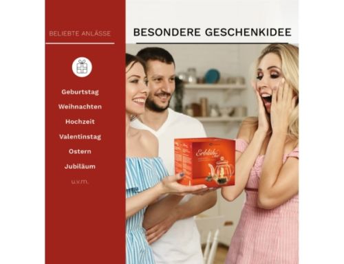 Geschenkidee Erblühtee