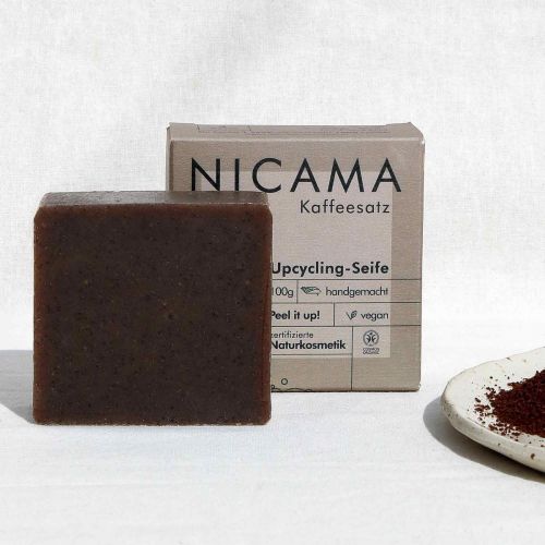 NICAMA - Upcyclingseife mit Kaffesatz