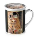 Kräuterteetasse Klimt Der Kuss