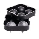Silikon Eiswürfelbehälter - 4 Kugeln