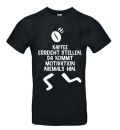 Herren T-Shirt schwarz mit Spruch (Motivation)